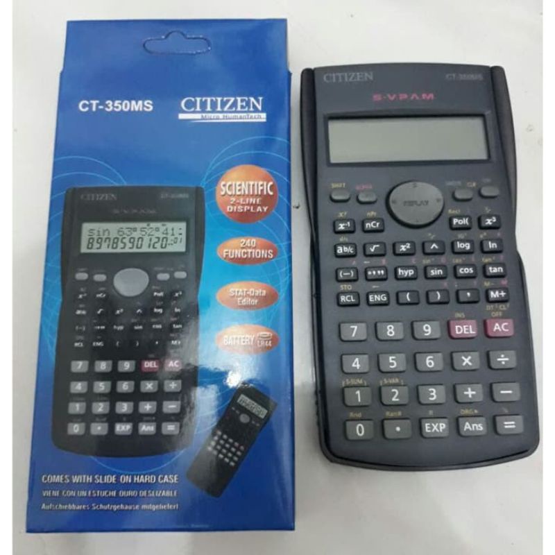 

0KALKULATOR CITIZEN CT 350 MS / KALKULATOR ESA 350 MS SCIENTIFIC