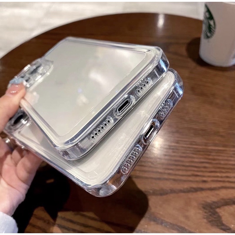 SOFT CASE TPU CLEAR TEBAL FOR IPHONE PREMIUM CLEAR CASE FOR IPHONE 13 12 11 X XS MAX XR 6 7 8 PLUS 6S SAMSUNG A33 A73 A53 A13 a23 A03 A32 A52 A72 A22 A51 A31 A71 A50 A50S A30S A30 a03s A20S A21S A10 A11 M52 CASING BENING TEBAL MINI