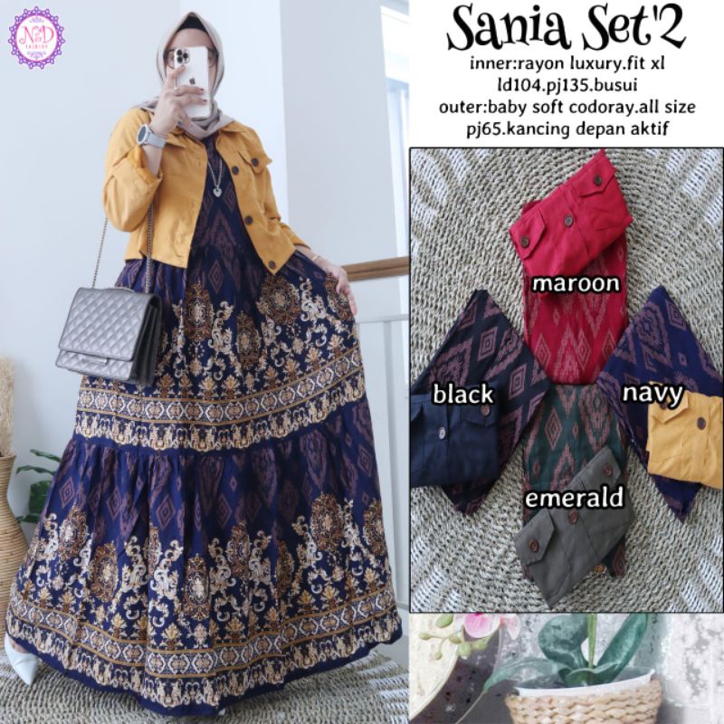 SANIA SET #2 ORI N&D FASHION
