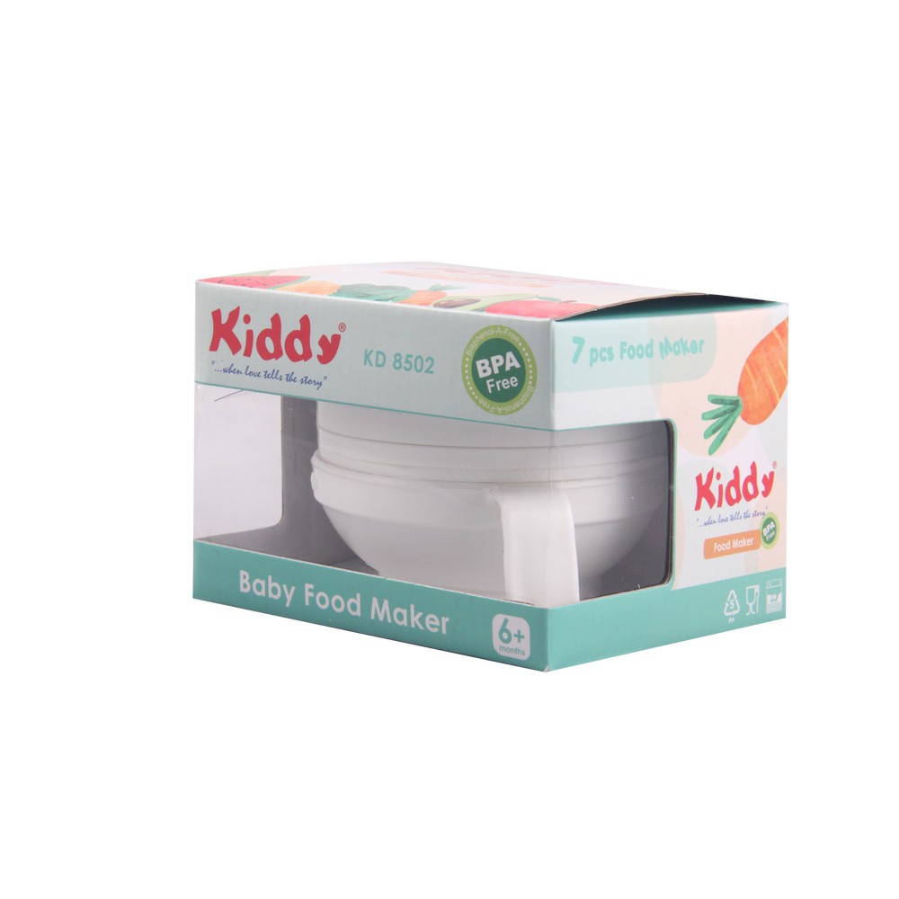 Food Maker MPASI baby Set 7 in 1 Kiddy / perlengkapan MPASI  (8502) #drpstore