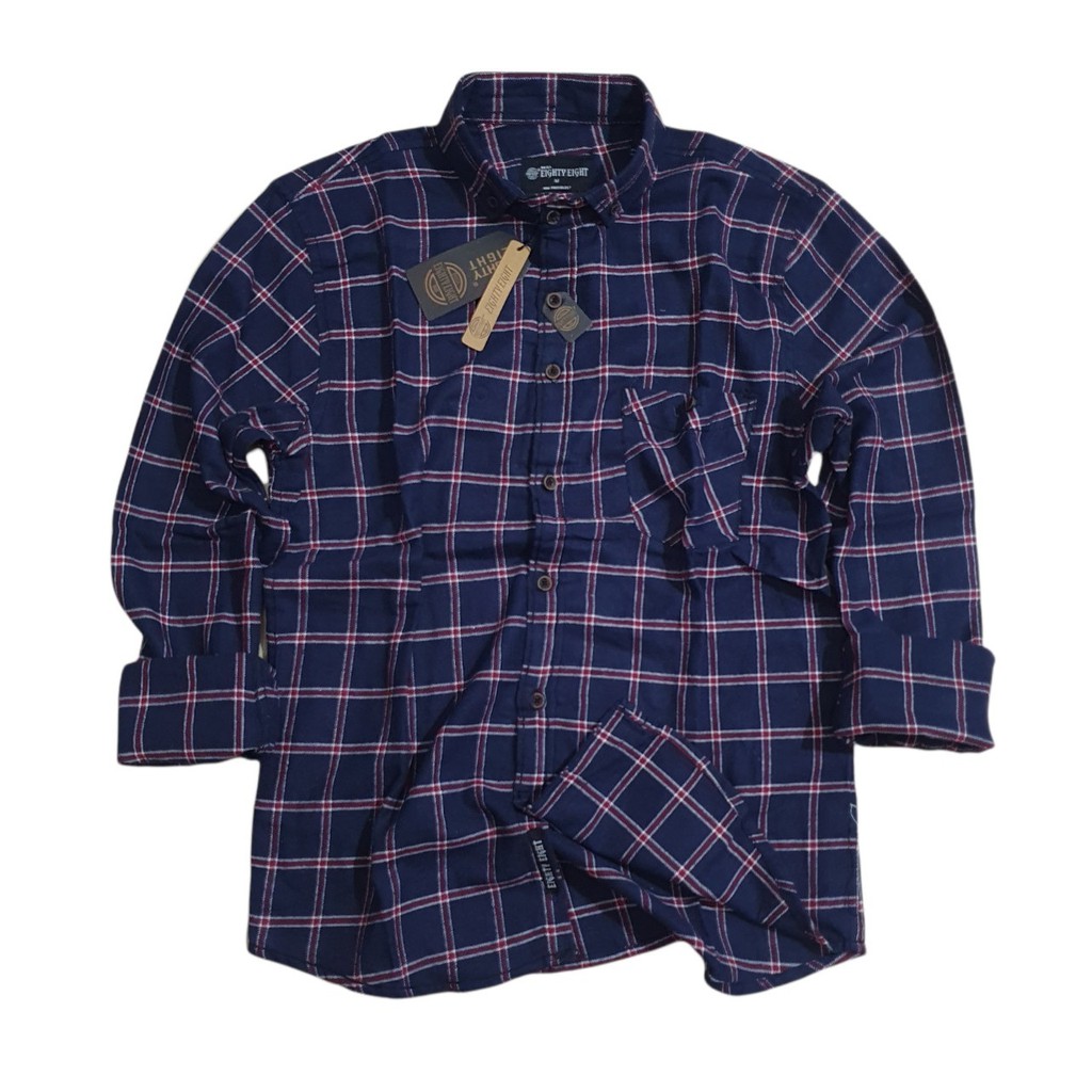 TERMURAH   BRILL EIGHTY EIGHT FLANEL |KEMEJA FLANEL  BRILL EIGHTY EIGHT PREMIUM #59