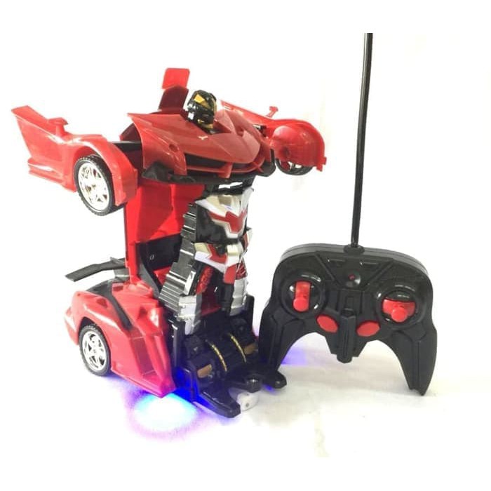 Mainan Robot Transformer Remote Control Lamborghini