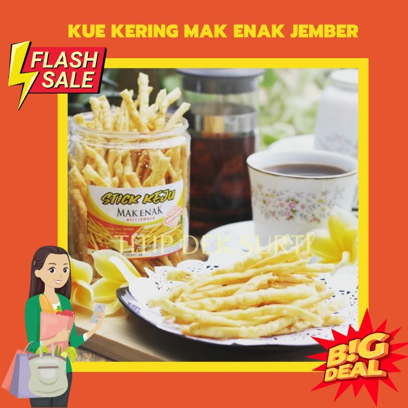 

Stik Keju Mak Enak asli Jember 150gr