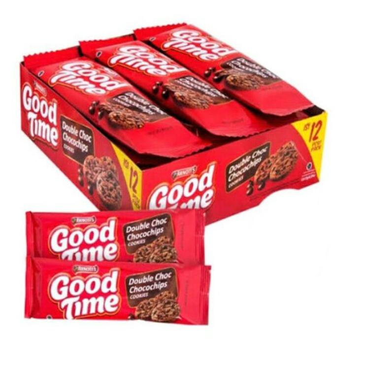 

Belanja kuat--Good Time 1000 Coklat 16gr 1pak Isi 12pcs