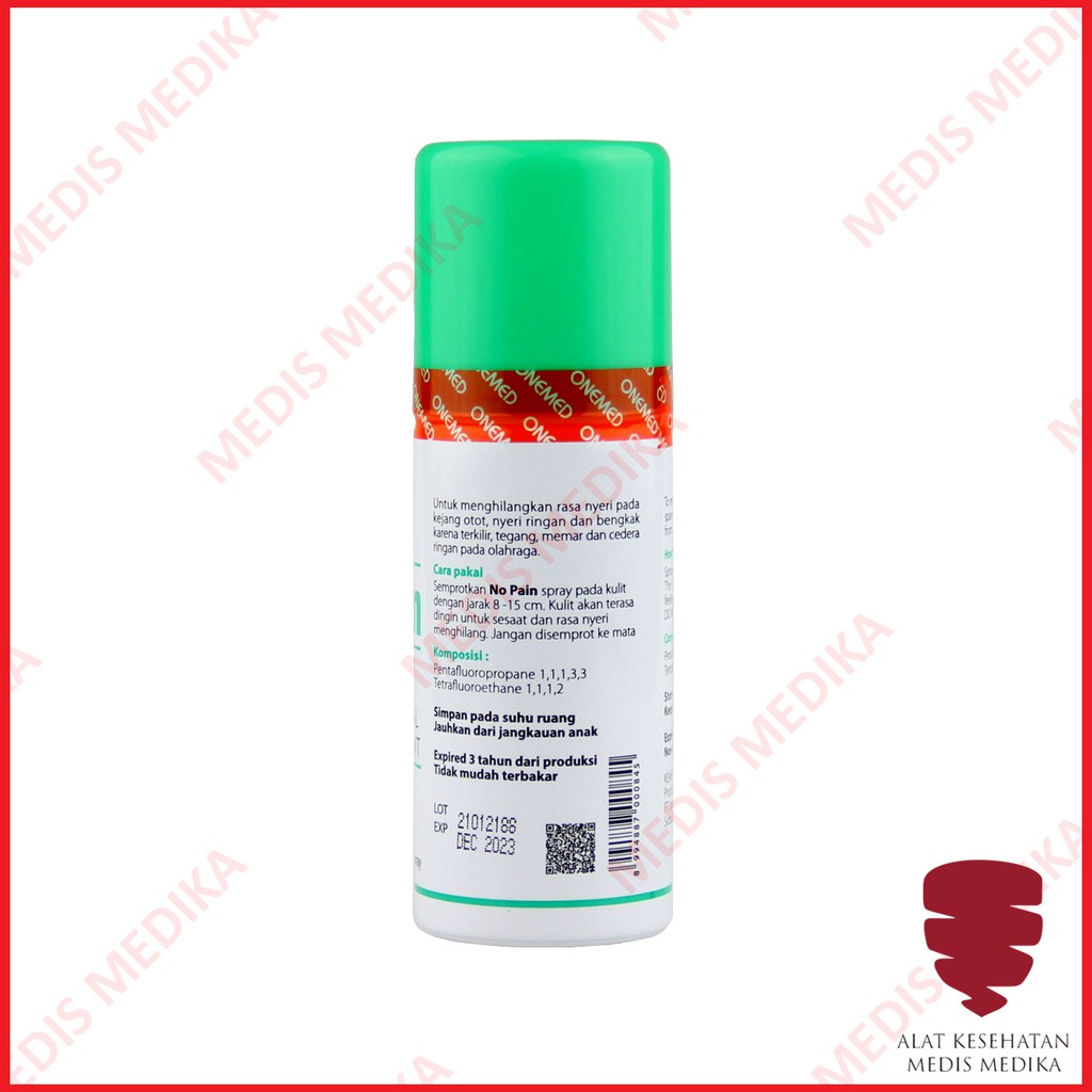 No Pain Spray 100 ml Onemed Obat Pereda Sakit Otot Semprotan Kram 100ml