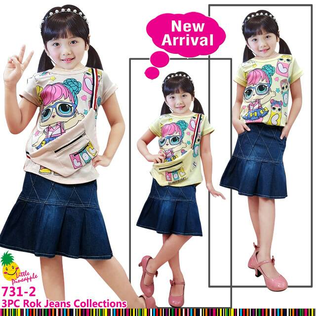 Setelan Anak Perempuan Little Pineapple