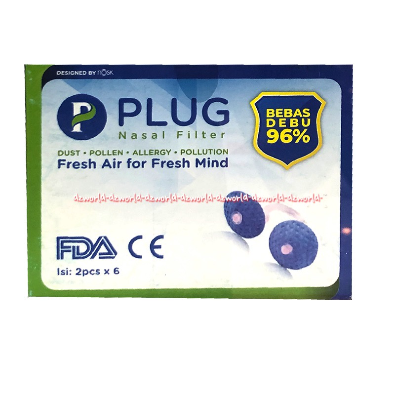 Plug Nasal Filter 12pcs Fresh Air For Fresh Main Bebas Debu 96% Alat Untuk Penyaring Udara di Hidung