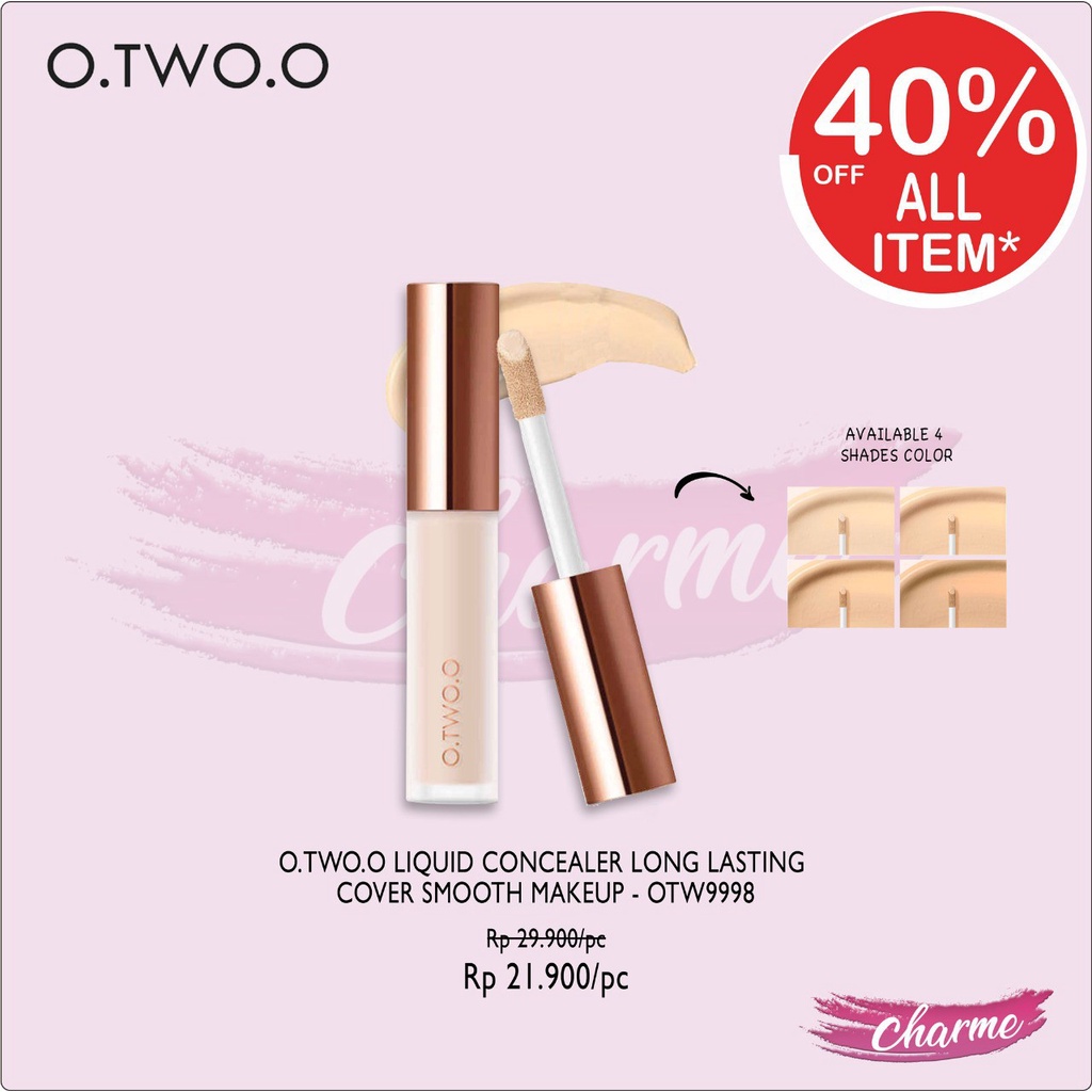 (READY &amp; ORI) O.TWO.O Otwoo Liquid Concealer Long Lasting Cover Smooth Makeup 9998