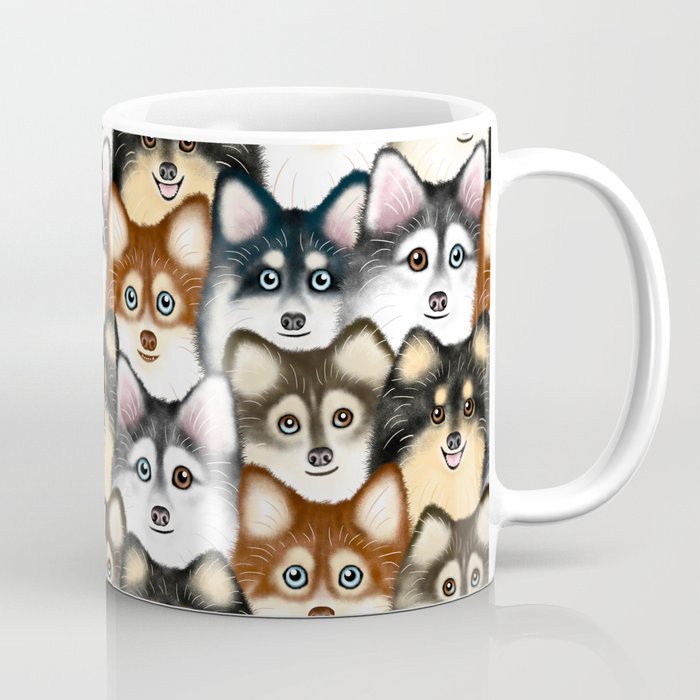 Mug Gelas Pomsky Pattern Dog