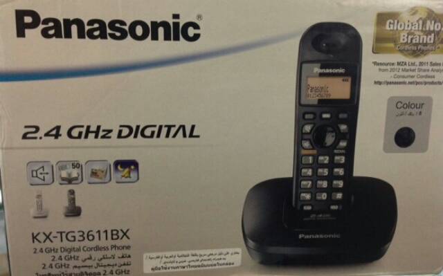 PANASONIC KX-TG3611BX - Telepon Wireless / Telephone Cordlless #Best Product High Quality  #ORIGINAL