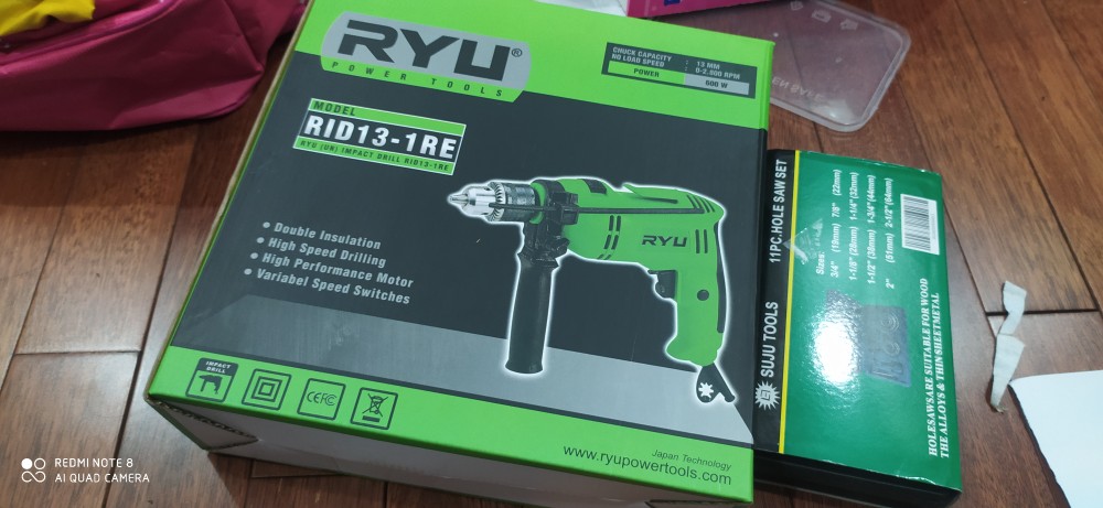 Mata Bor Hole Saw 11pcs Suju Holesaw Kayu Hidroponik Set 19-64mm Besi Plat Tipis