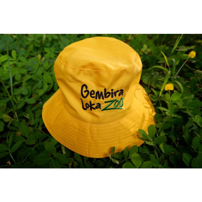 Topi Bucket Anak Gajah Kuning