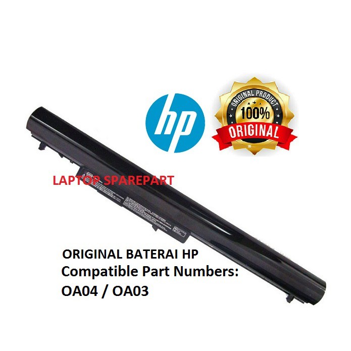 Original Baterai HP OA04 14-D010AU 14-R017TX 14-G105AU 246 G3 240 G2 CQ14 CQ15 HSTNN-LB5Y OA03