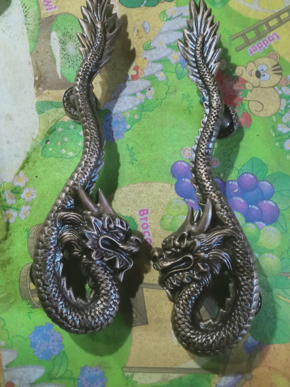 Promo Ter Murah..!!! Handel Kuningan Model Naga Panjang 50 Cm