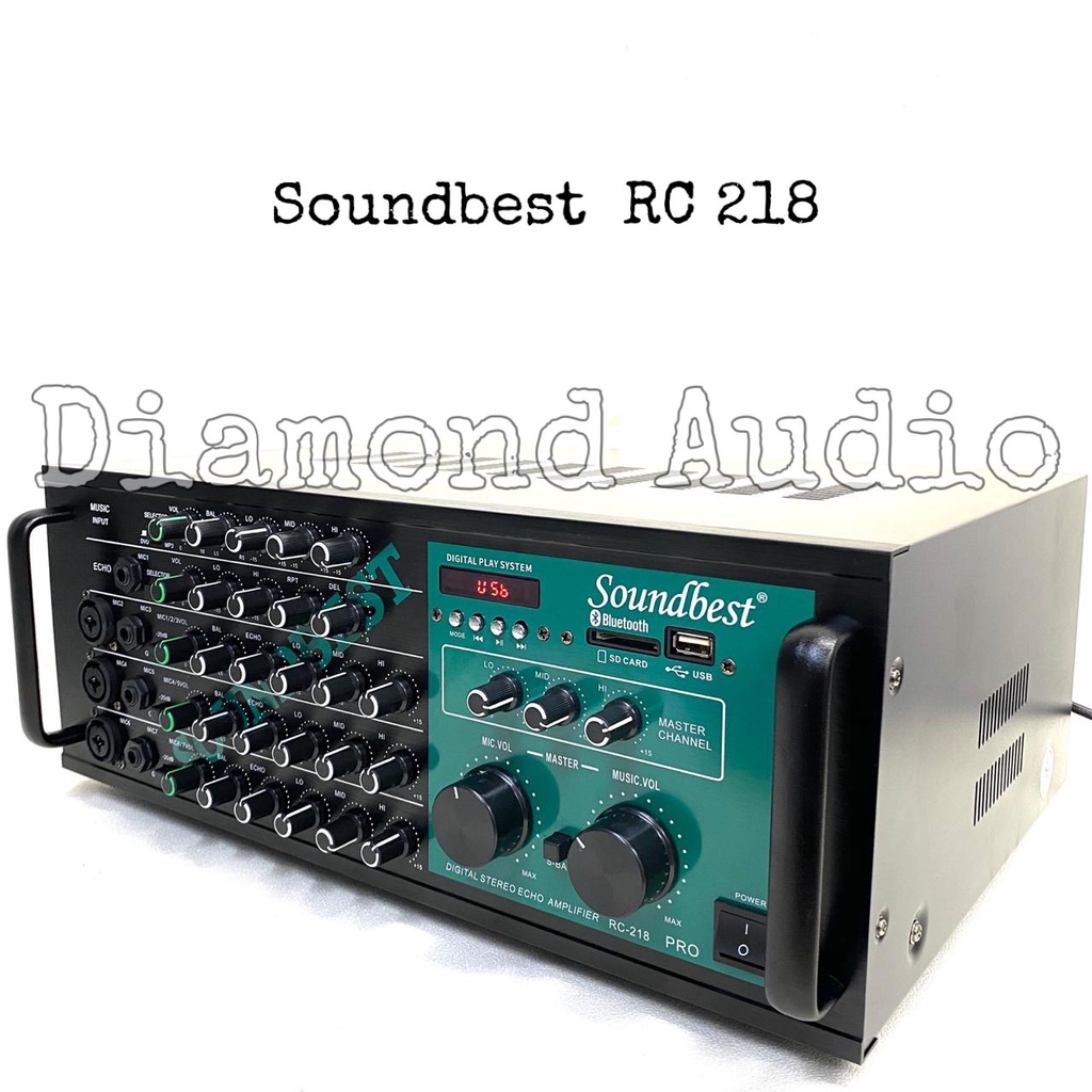 Amplifier Soundbest RC 218 Pro Power Ampli Soundbest RC218 ( Bayar Ditempat )