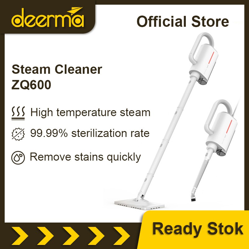 

Deerma Electric Steam Cleaner Machine ZQ600 Free EU Charger