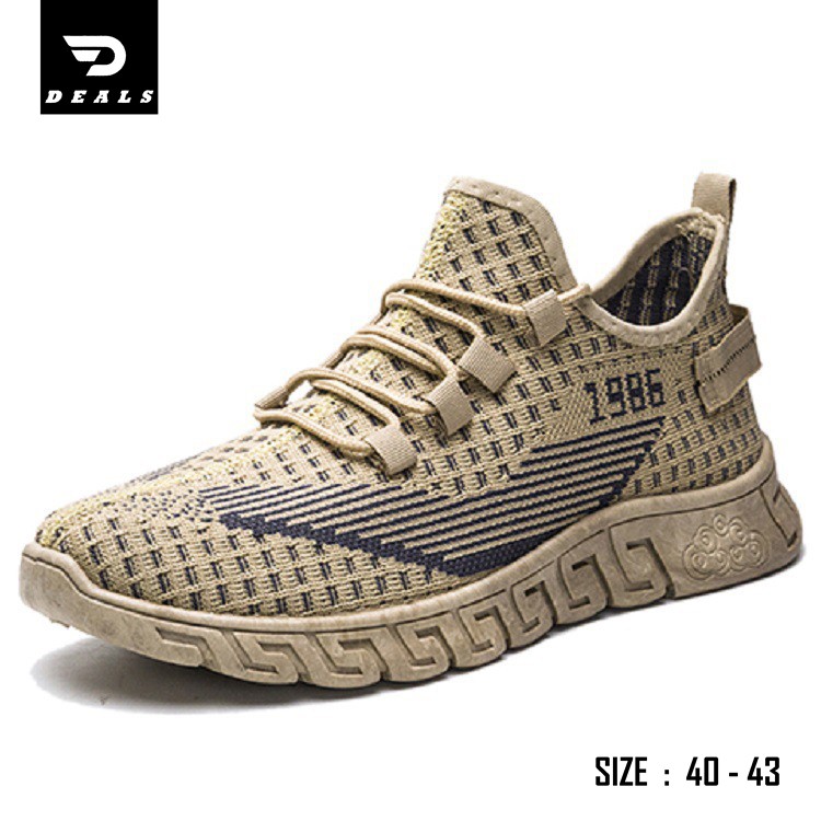 Sneakers Import Sepatu Olahraga Pria Kasual Running Sport B1986 Sepatu Sport Korea - B1986
