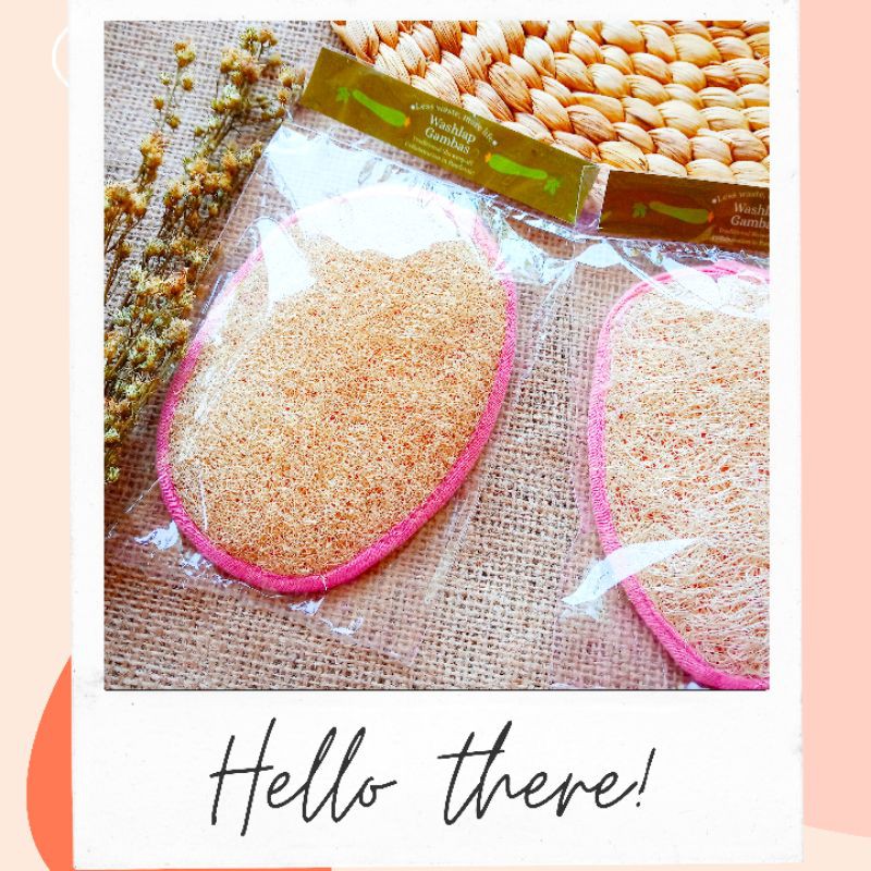 LOOFAH SPONGE MANDI WASLAP GAMBAS OYONG PENGGOSOK BADAN