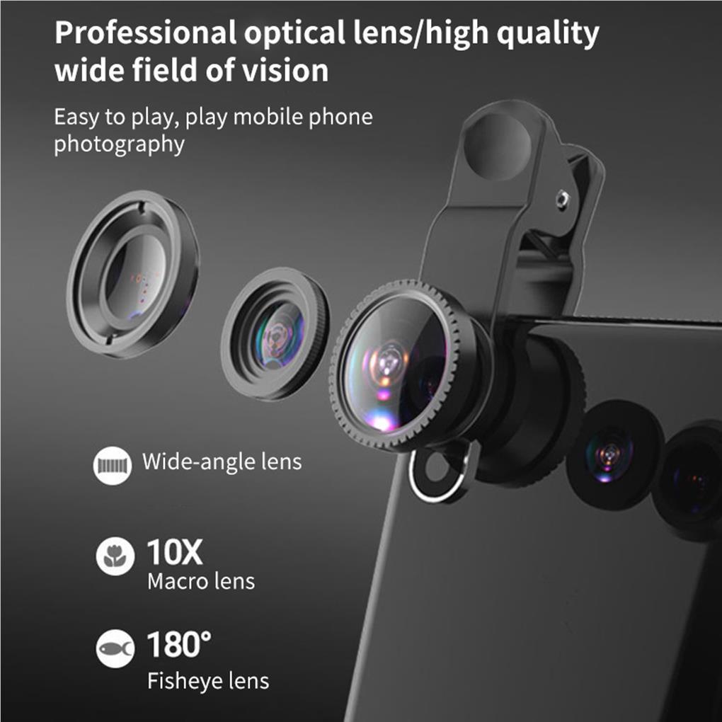 Lensa Kamera Fisheye 180 Derajat Sudut 0 67X Dengan Klip Untuk Handphone (house2020)