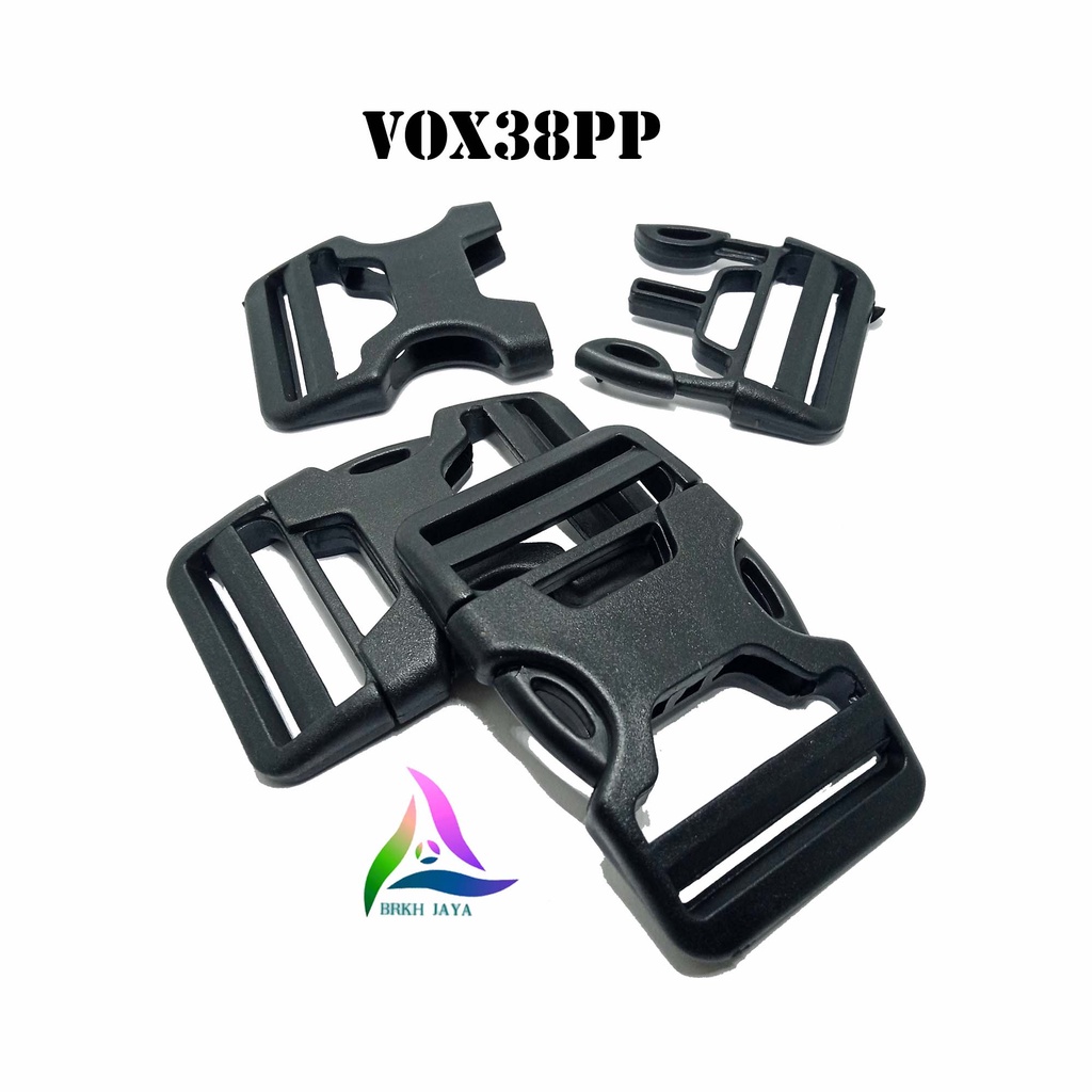 KUNCI SODOK TAS 3.8 CM / SLOT TAS PLASTIK BUCKLE POLYPROPLYNE