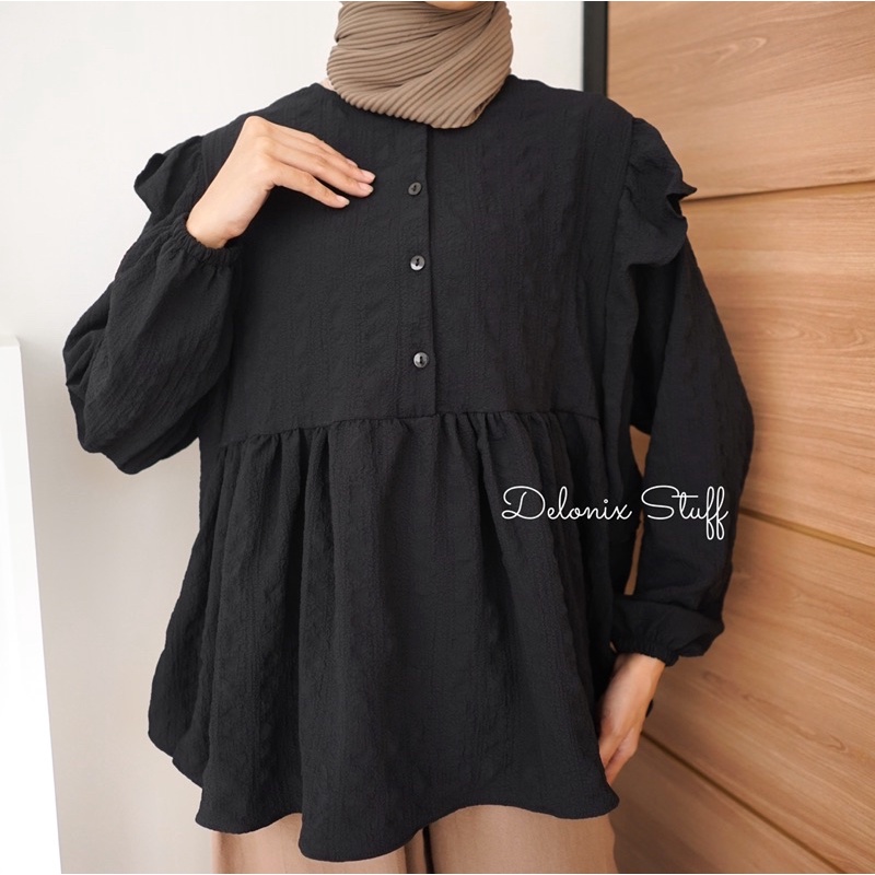 Lavera crinkle blouse