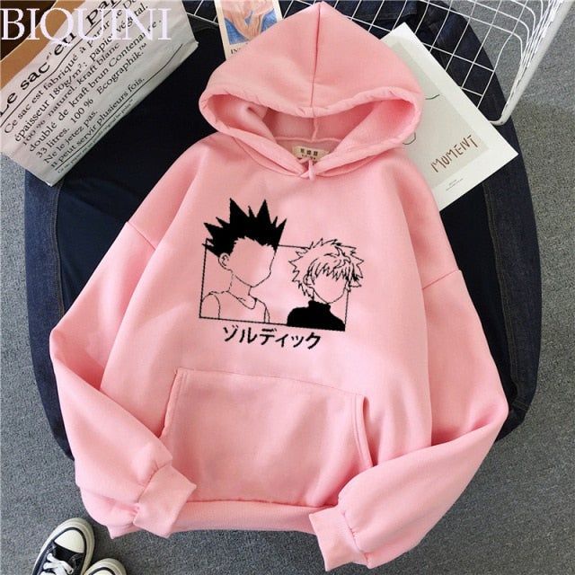 Sweater HUNTER x HUNTER Oblong / Hoodie KILLUA &amp; GON SHADOW Jumper