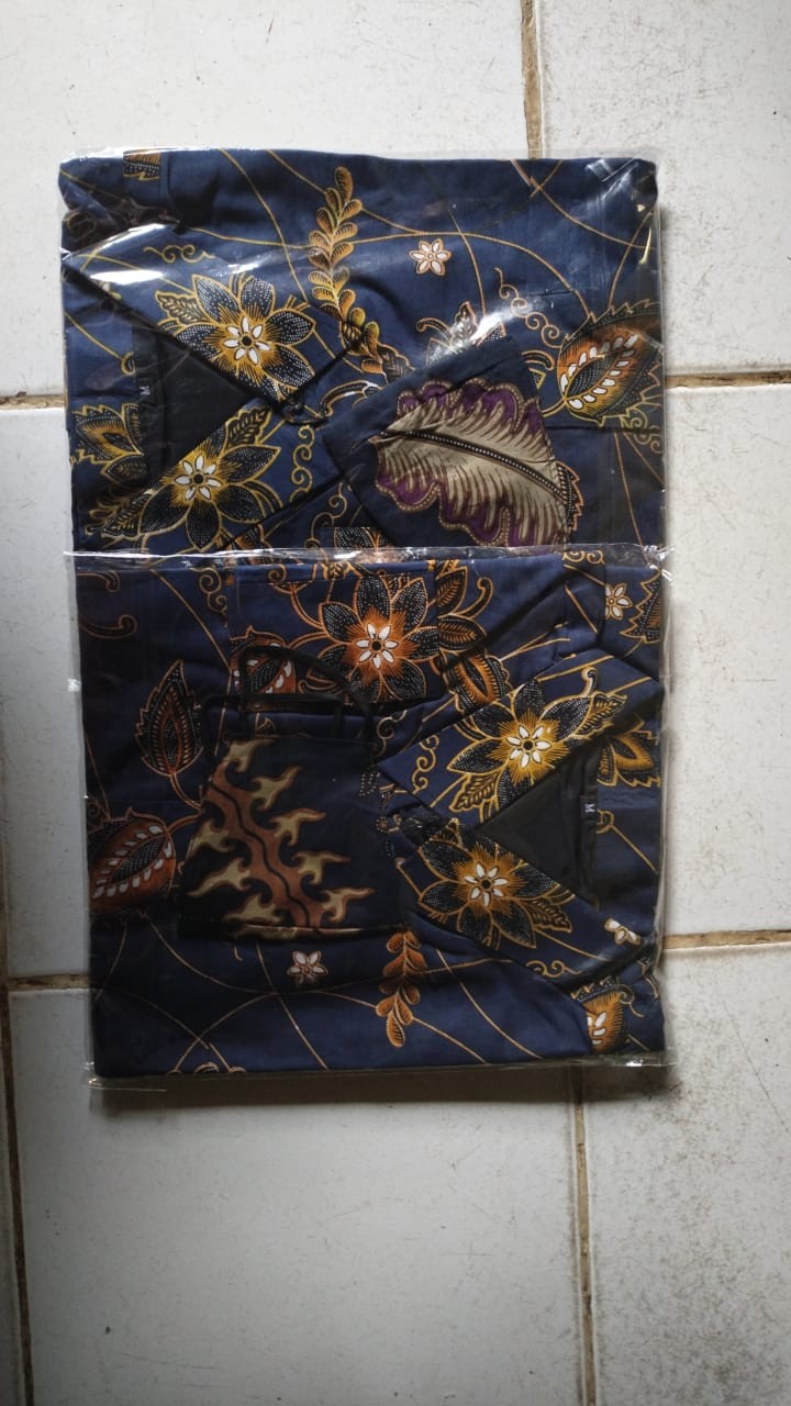 Nugraha Heho Kemeja Batik Pria Lapis Furing Lengan Panjang Katun Primisima Batik Solo