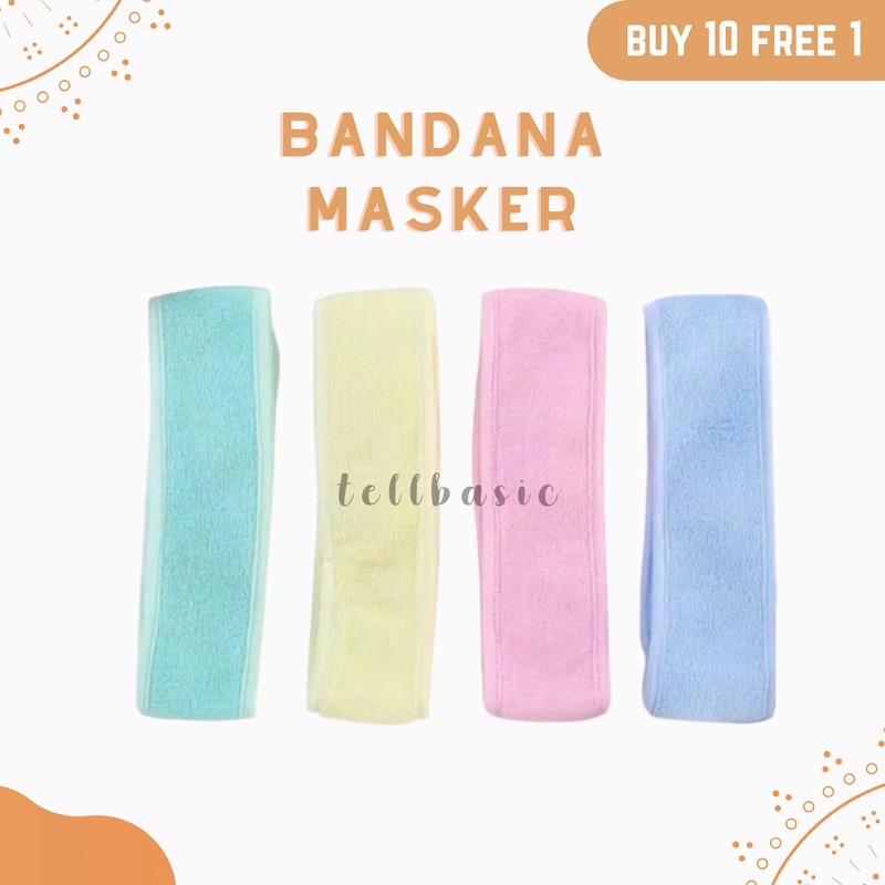 Bandana / Bandana Dewasa / Bandana Masker / Bando / Bando Masker / Bandana Korea / Bando Korea