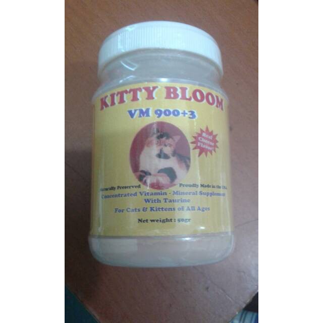 vitamin bulu kucing kitty bloom vm 900+3
