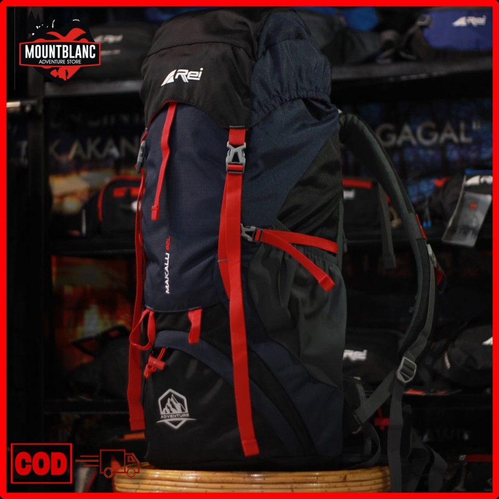 Tas Gunung Carrier Makalu 60L Rei//Carrier murah//Include raincover