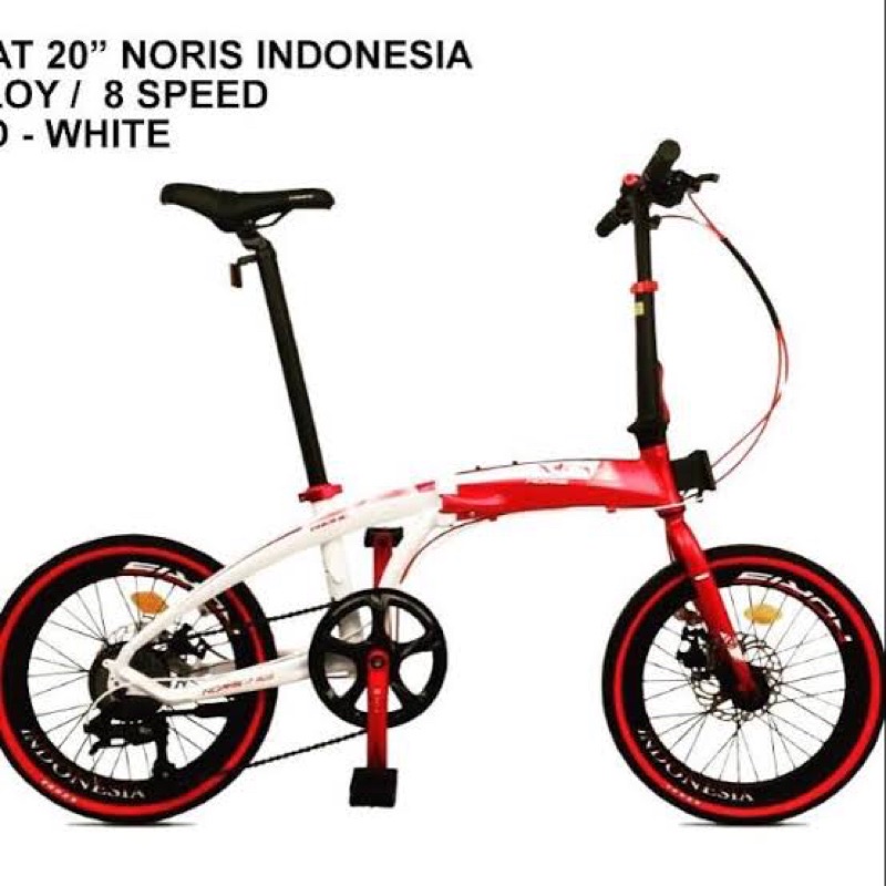 Sepeda lipat pacific Noris indonesia 20”
