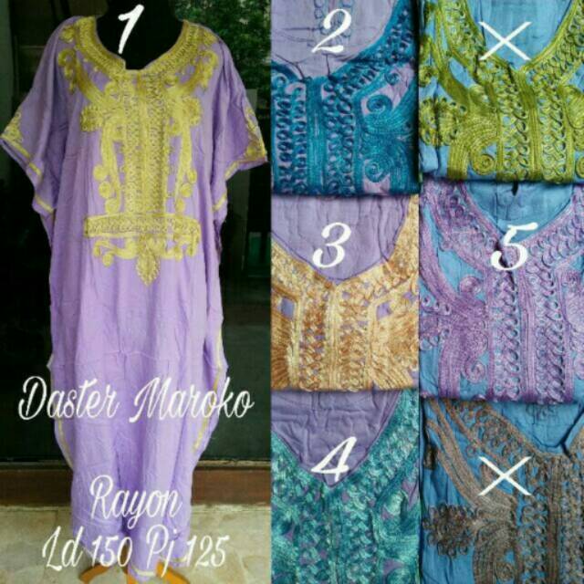 Daster maroko  / dress maroko  jumbo xxl xxxl