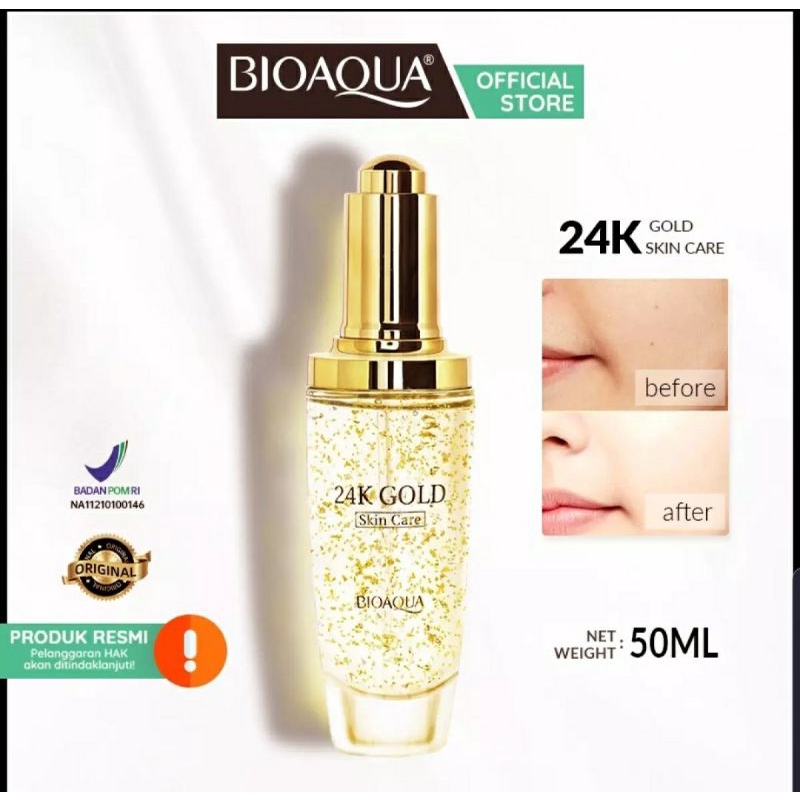 BIOAQUA Serum 24K Gold Essence Cream 24k gold Serum wajah Original BPOM