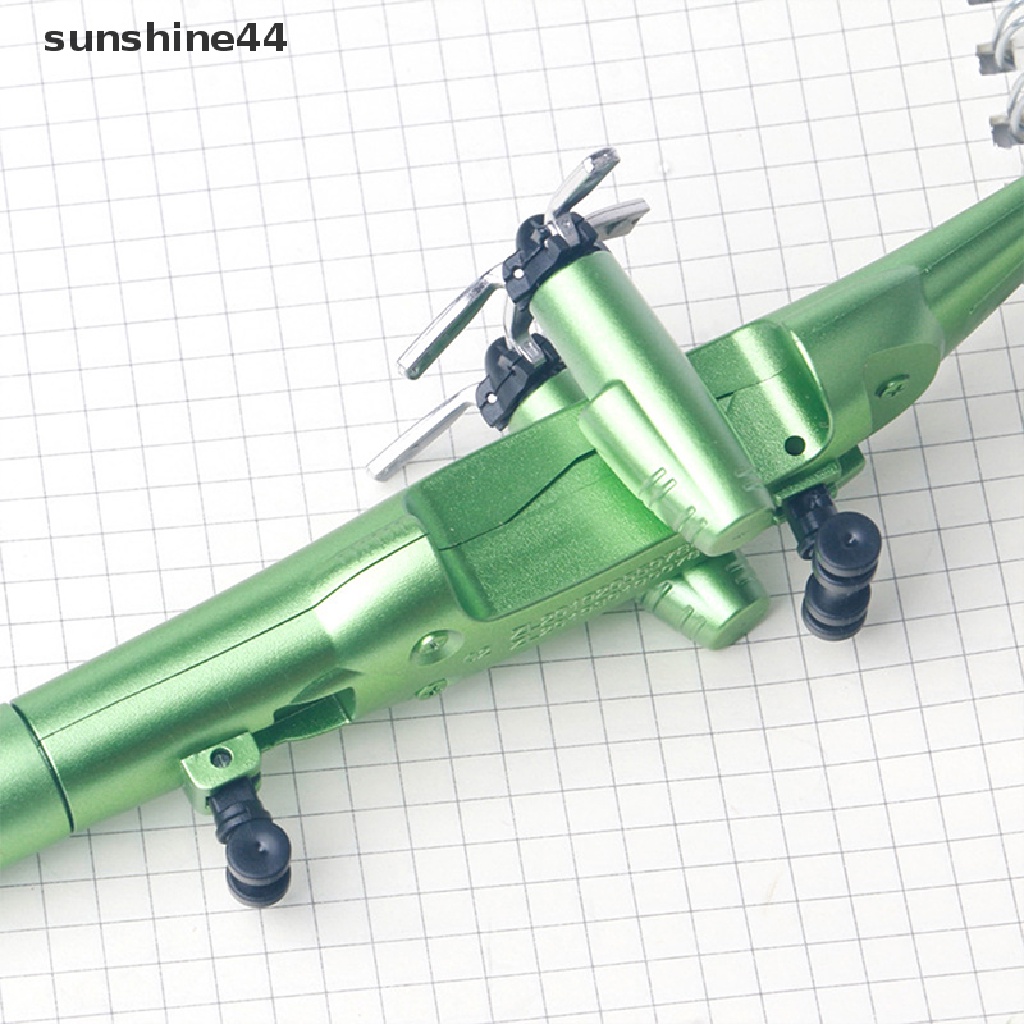 Sunshine Pulpen Gel 0.5mm Bentuk Helikopter Untuk Pelajar / Kantor