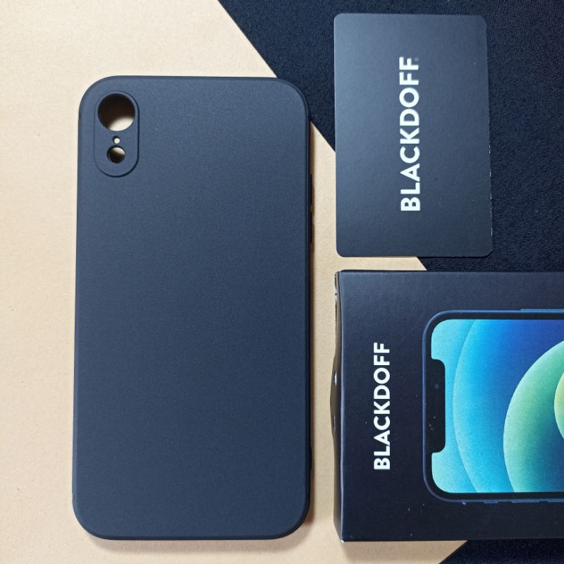 Jual IPHONE XR CASING SQUARE SERIES black matte and doff Indonesia