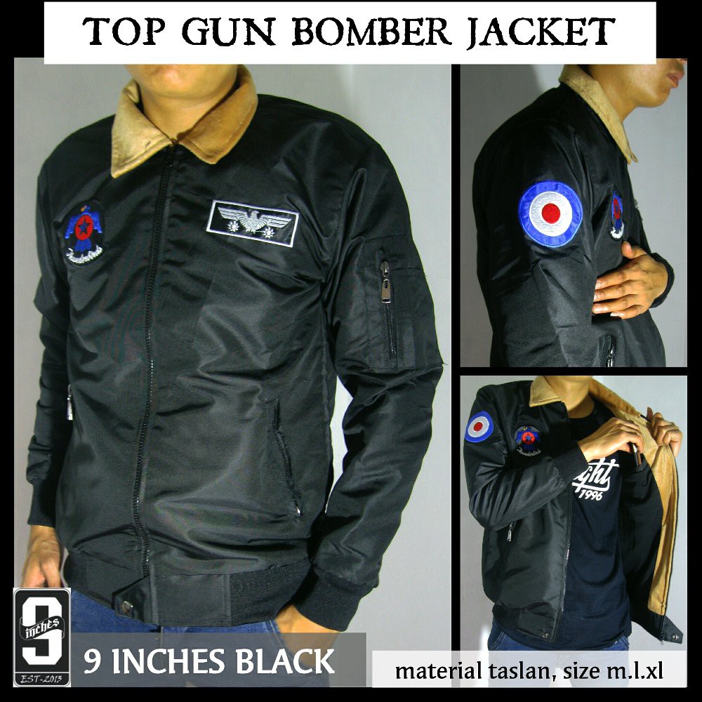 TERKEREN Jaket Bomber Top Gun Jaket Kekinian