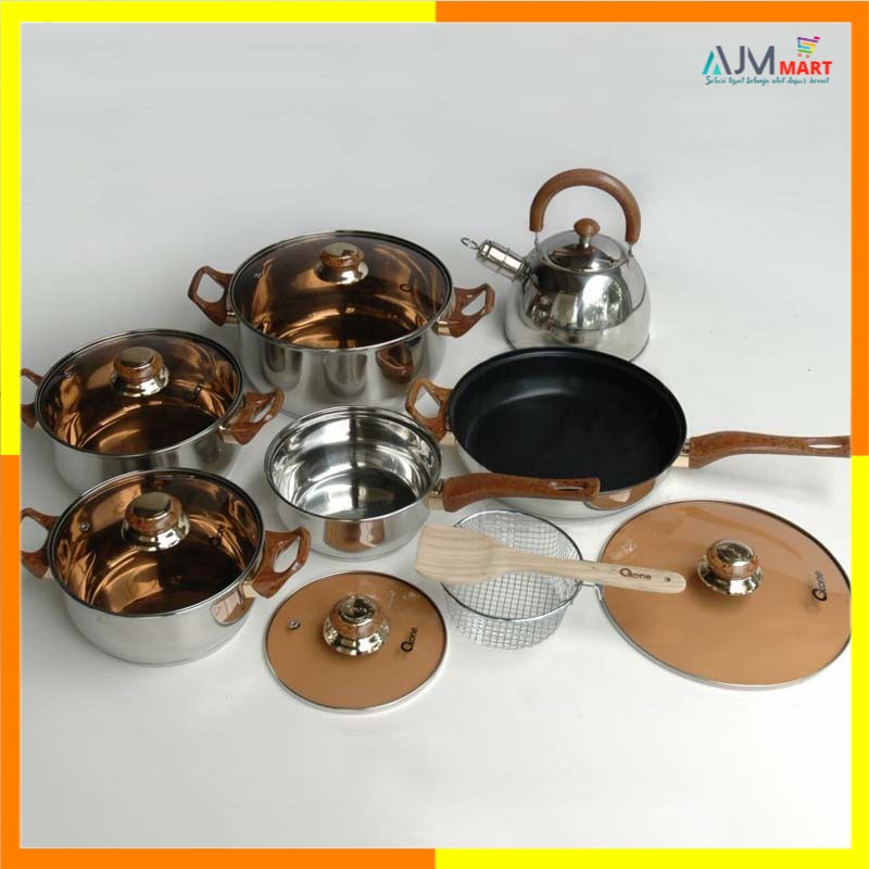 Panci set oxone ox-933 cookware set oxone stainles steel original