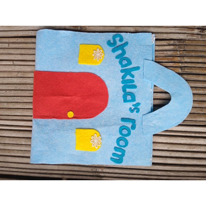 busy book flanel / bepe bepean / rumah boneka / myroom / doll house