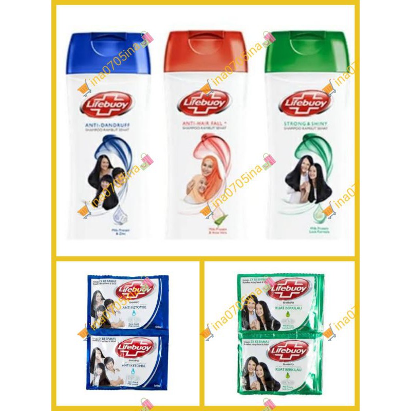 Shampo Lifebuoy 12 Sachet / Shampo Lifeboy Renceng