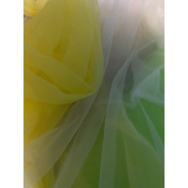 Kain Soft Tile tulle Kiloan