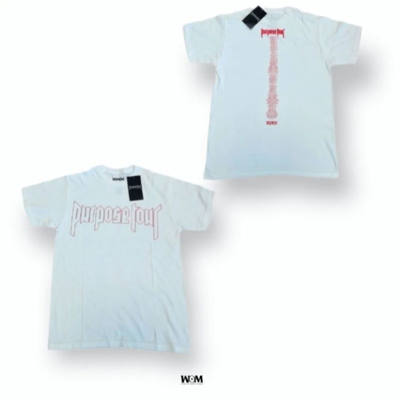 Kaos Justin Bieber _ Purpose Ex Tour