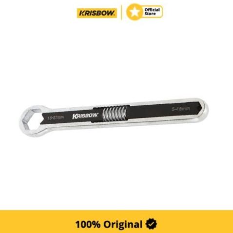 krisbow kunci ring adjustable 5-16 mm