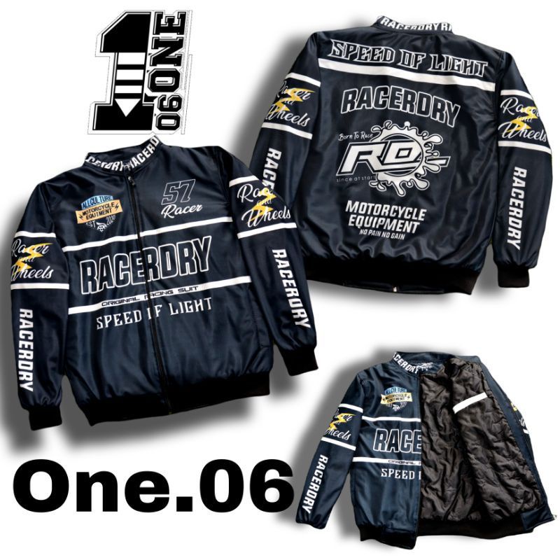 Jaket Motor Bigsize Full Printing Sublimation