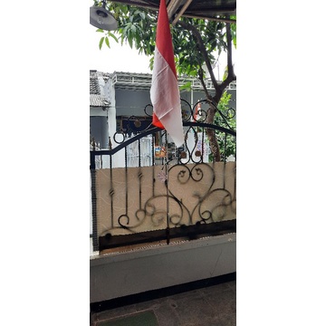 Tongkat Tiang Bendera Tour Leader Travel Telescopic Pole