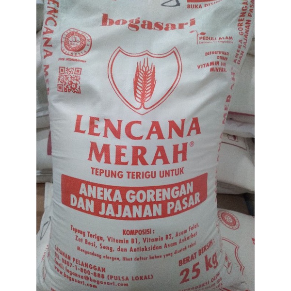 

Tepung Terigu Lencana Merah Repack 1 kg