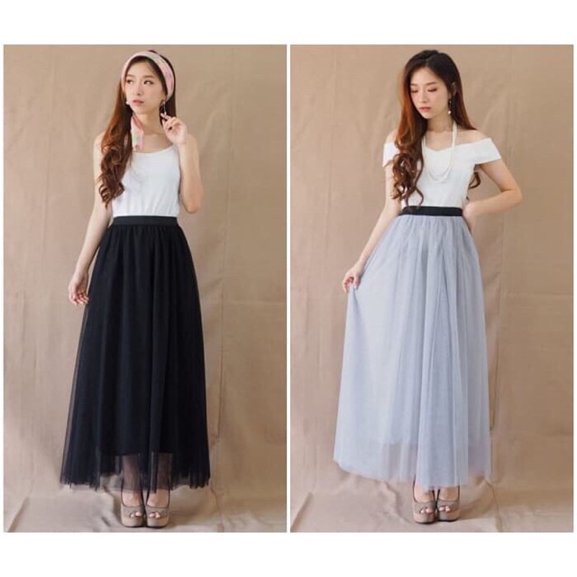 ROK TUTU SKIRT POLOS / ROK JARING / ROK TUTU PREMIUM/ ROK TUTU MAXI SKIRT MODEL HIGH WAIST PUSATGROSIR_SOLO