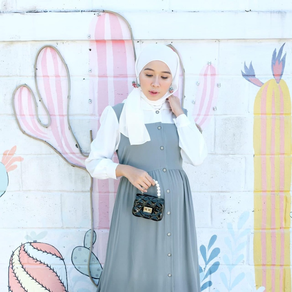 Solya Dress/Dress Ld 106/Dress Jumbo/Gamis Overall Jumbo/Gamis Bumil/Dress Busui/Dress Maternity