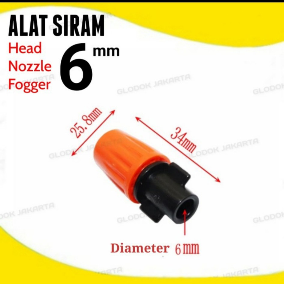 Fogger Head / Mist Nozzle for Misting / Mist Sprayer Alat Siram