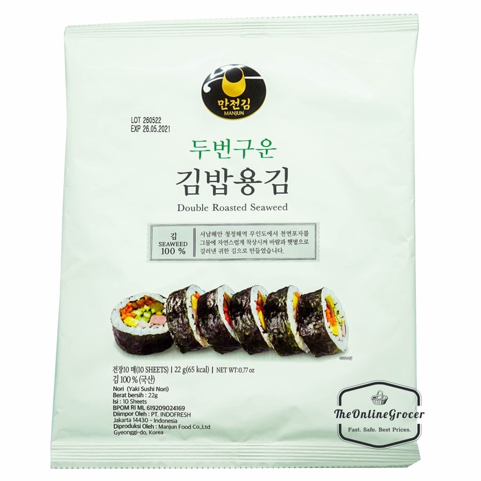 

⭐ COD ⭐ Manjun Yaki Sushi Nori 10’s 22gr
