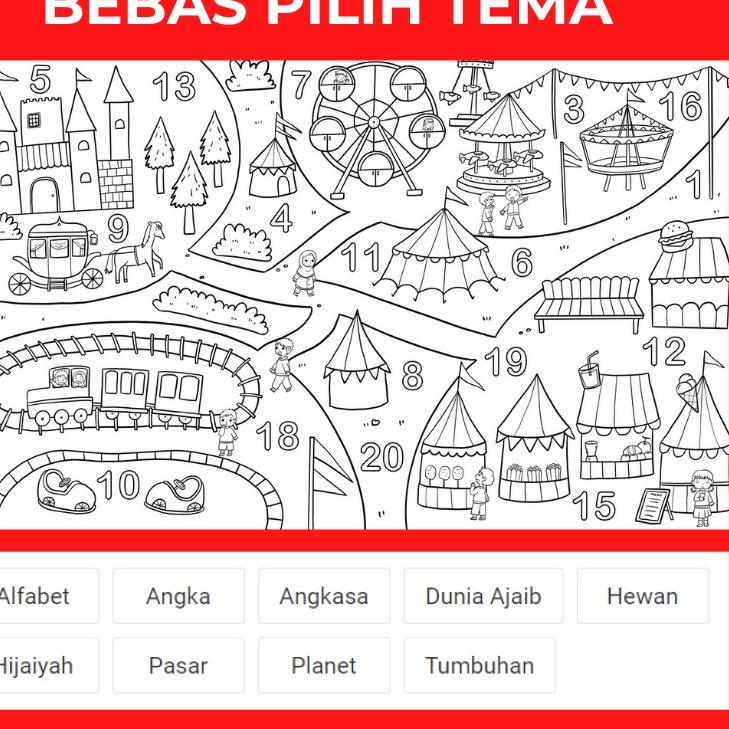 

(HiZ➽) Poster Mewarnai Raksasa //Hadir lagi